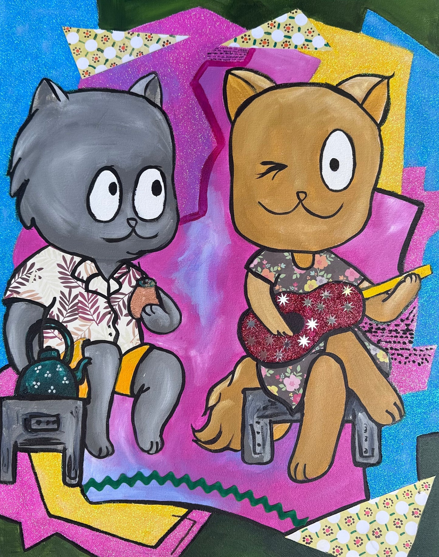 Tomando Mate (16x20)