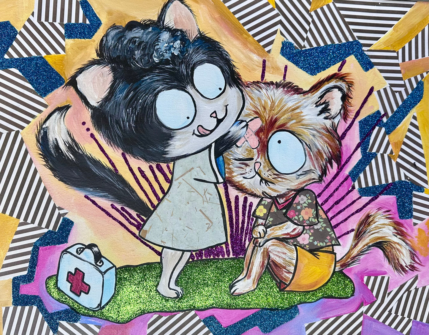 Nurse Nori to the rescue (16x20)